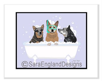 Spa Day - Australian Cattle Dog