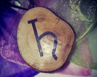 Celestial Symbol Planets Earth Sun Moon Venus Jupiter Necklace Wooden Charm Brown Eco Friendly Handmade Personalised Charms Jewellery #Etsy