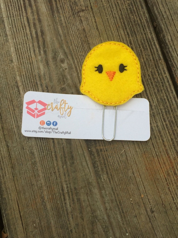 Easter chick Planner Clip/Planner Clip/Bookmark. Easter planner clip