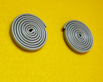 LANDLINES Upcycled Silver Statement Earrings