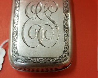 Sterling silver match safe (VESTA CASE)
