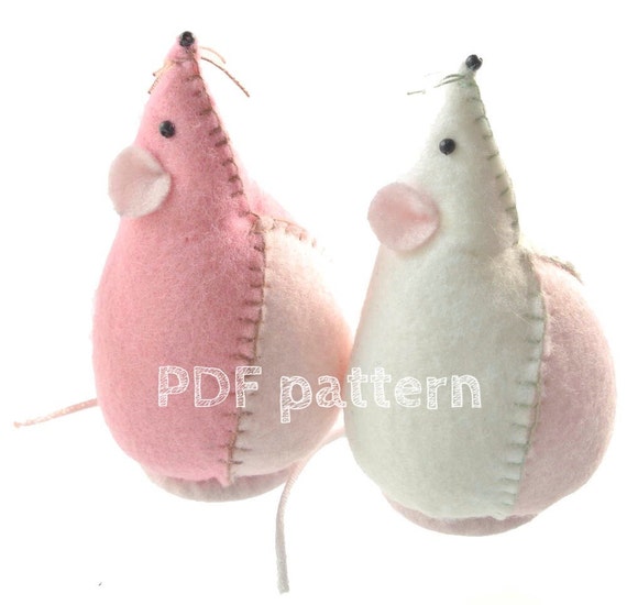 Mouse pattern PDF Download Make your own mouse DIY Mouse