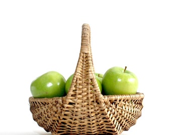 Rattan Fruit Basket, Wicker basket, Easter Basket, Gift Basket