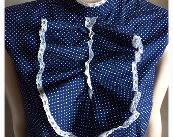 60 's blouse with lace and mohd