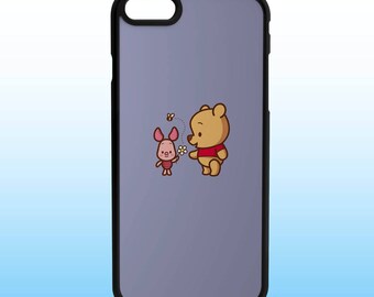 Winnie the Pooh and Piglet Custom Iphone Case, Iphone 5, 6, 7, 8, X