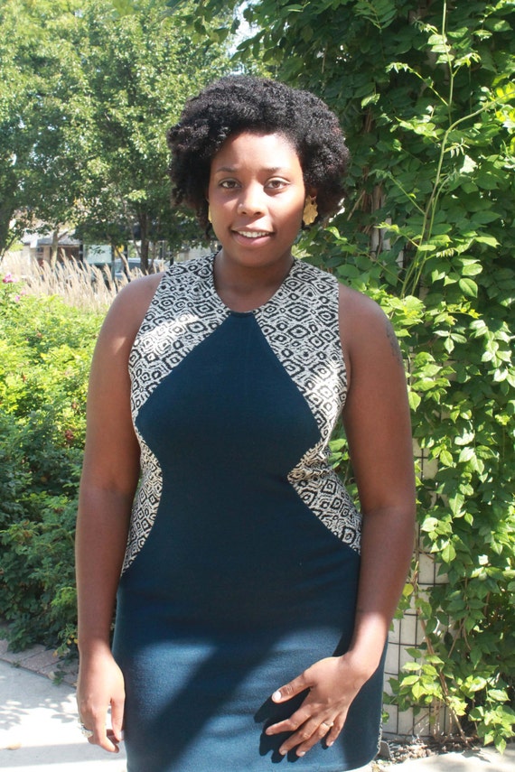 Plus size Arrow Panel dress