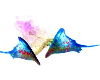 Blue Transparent Butterfly Wings (lot 2)