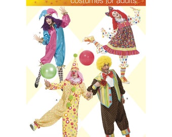 Simplicity 2849 Adult Clown Costumes