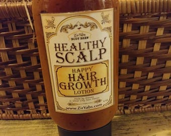 Alopecia Hair Growth Lotion | Healthy Scalp & Happy Hair Zinc Oxide, Sulfur, Magnesium, Sea Kelp, Coffee, Ginger, Shavegrass, Rosemary