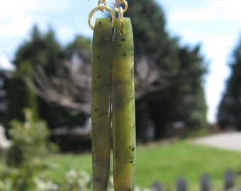 Wyoming Jade (Kiwi Jade) Earrings