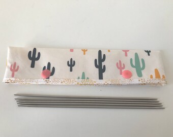 Cactus Needle Cosy, DPN Needle Minder, DPN Needle Minder, Circular Needle Minder, Circular Needle Cosy, DPN holder
