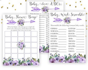 Lavender baby shower | Etsy