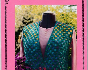 Dakota Rose Woven Vest Uncut Sewing Pattern Free US Shipping XS ~ XL