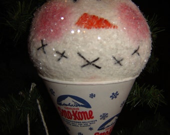 Vintage Snow Cone Ornament