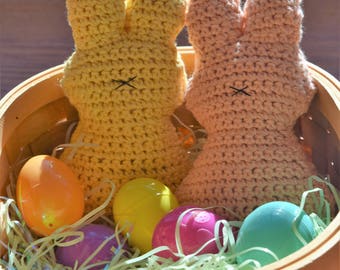 Crochet Easter bunny primitive stuffie