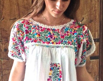 Otomiartesanal , San Antonino Huipil Dress