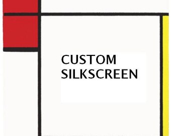 CUSTOM SILKSCREEN, Sweet Stuff Shoppe Cookie Stencil, Mesh Stencil