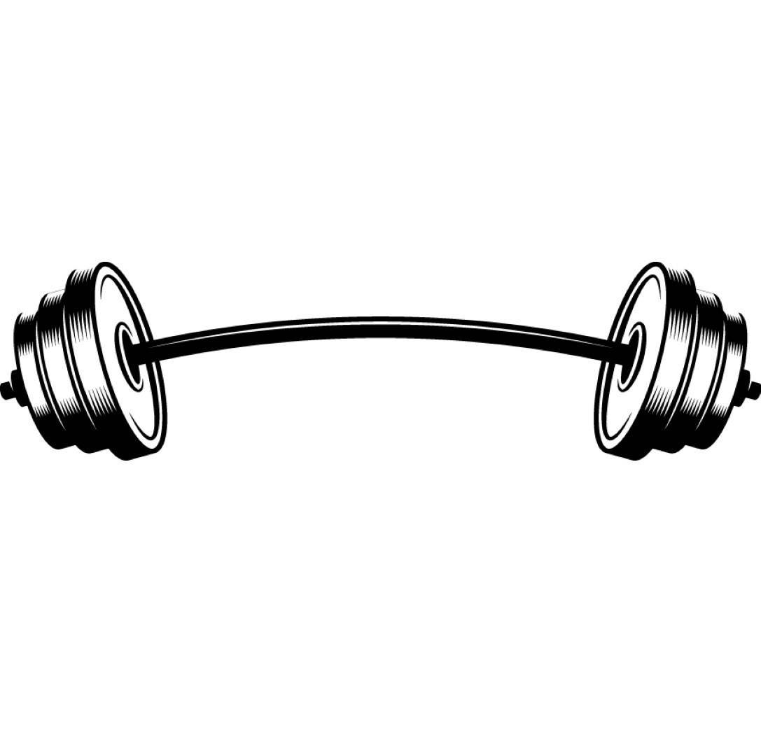 Barbell 7 Curved Bar Weightlifting Bodybuilding Fitness Workout Gym