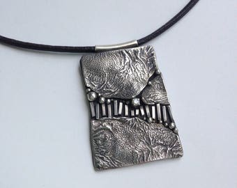 Mosaic Pendant with Topaz