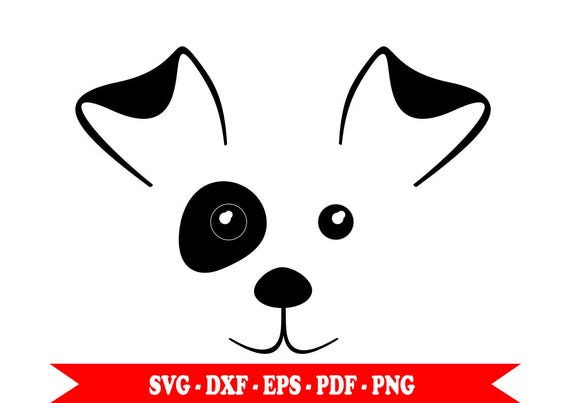 Download Dog svg facial dog puppy svg outline svg in digital format