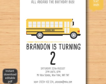school bus pattern printable