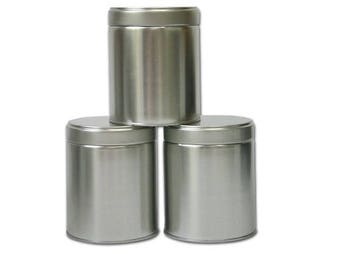 Wide Twist Top Tea Tin (2 Cup / 16oz) - Set of 3