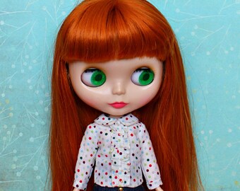 Blythe Top, Floral Blouse with collar