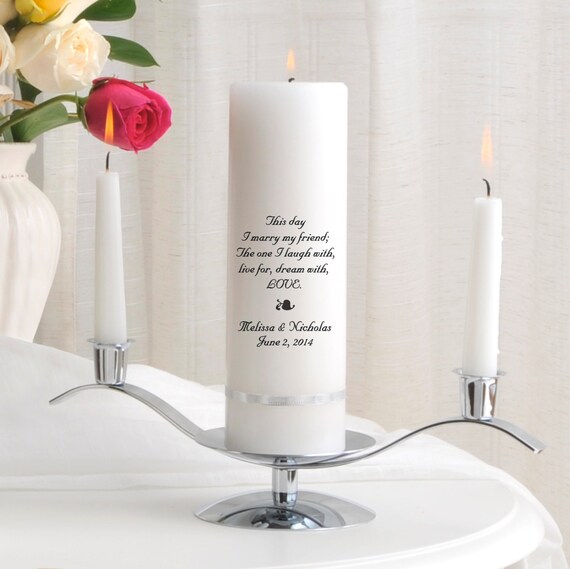 personalized unity candle sets