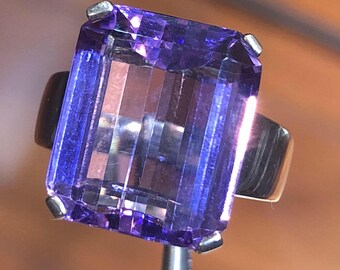 Amethyst Ring sterling silver 925 item300