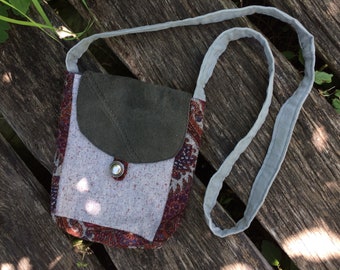 Purse made from Upcycled Clothing