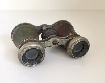 Antique Opera Glasses Binoculars LEPINE PARIS Brass
