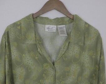 Green and Yellow Kathie Lee Shirt