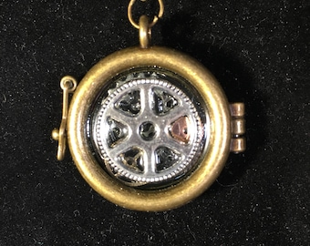 Clear Steampunk Locket