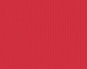 Circle Dots on Red by Riley Blake - C445-RED