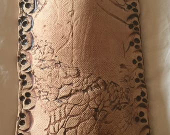Black creek pottery wall pocket floral