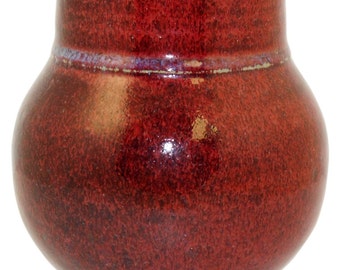 Michael Anderson And Sons Scandinavian Pottery Oxblood Vase (Starck)