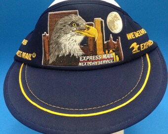 Vintage US Mail Trucker Visor Adjustable Strapback Hat 1980s Eagle