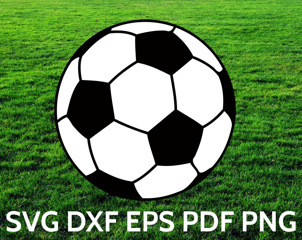 Download Soccer Ball SVG Design, Cut file for Cricut & Silhouette, SVG Soccer Ball Vector Clipart, dxf ...