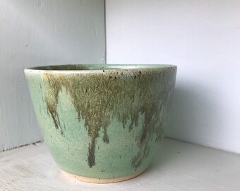 Green and Gold Planter