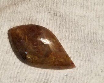 Pietersite Pendant bead Size:45x23x7mm