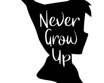 Free Free 144 Never Grow Up Disney Svg SVG PNG EPS DXF File