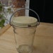 Glass Jar with Lid and Wire Handle , Bail