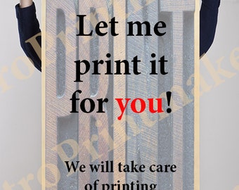 One Custom 27" x 40" Printing Order | Poster PRINTING | Custom Printing | Poster | Sign Printing | Tradeshow Printing