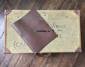 PERSONALISED, leather A4 paper folder, leather folder, document case, document folder, leather office supplies, leather file, birthday gift