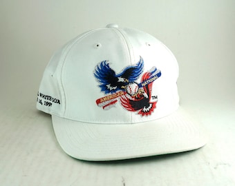 Vintage Cubs vs White Sox American National Snapback Hat // 1997 USA Made Hat // Baseball Cap