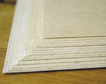 Printer Safe Seed Paper light weight (20lb.) 8.5" x 11" pack of 25 handmade paper sheets