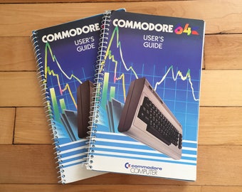 Vintage 1980s Commodore 64 Computer Manual User's Guide Book!