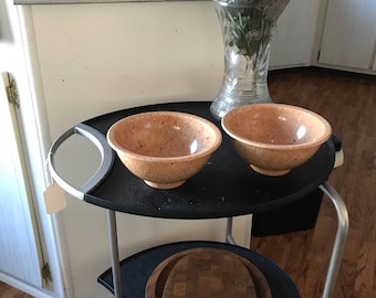 mid century pair of Texas Ware confetti bowl sale take 20% off price