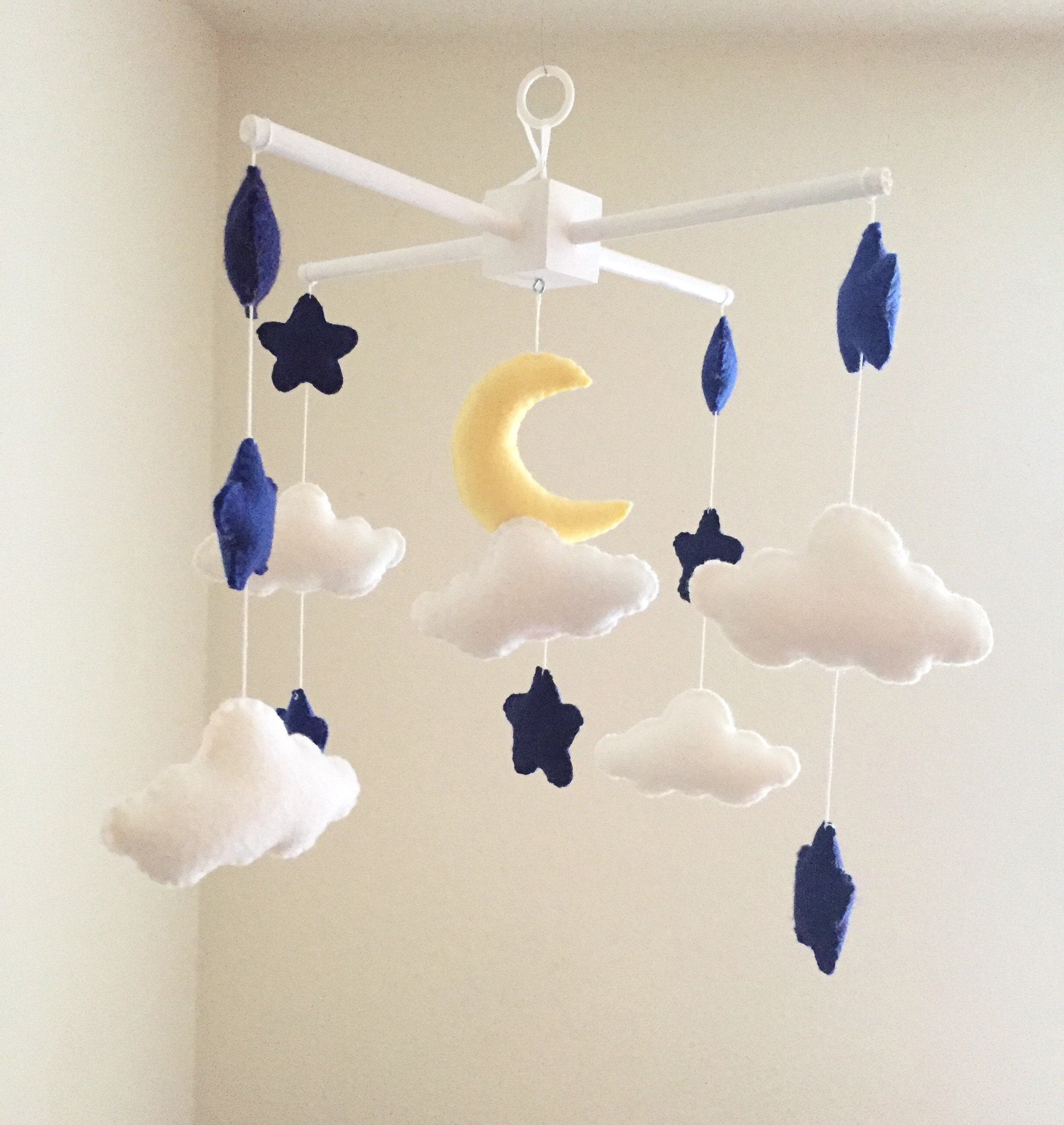 baby mobile stars moon clouds baby mobile star baby mobile
