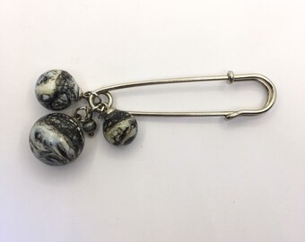 Brooch lampwork / Brooch blown beads
